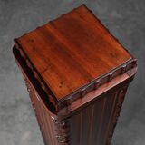 French Art Deco square Oak Pedestal, circa 1915