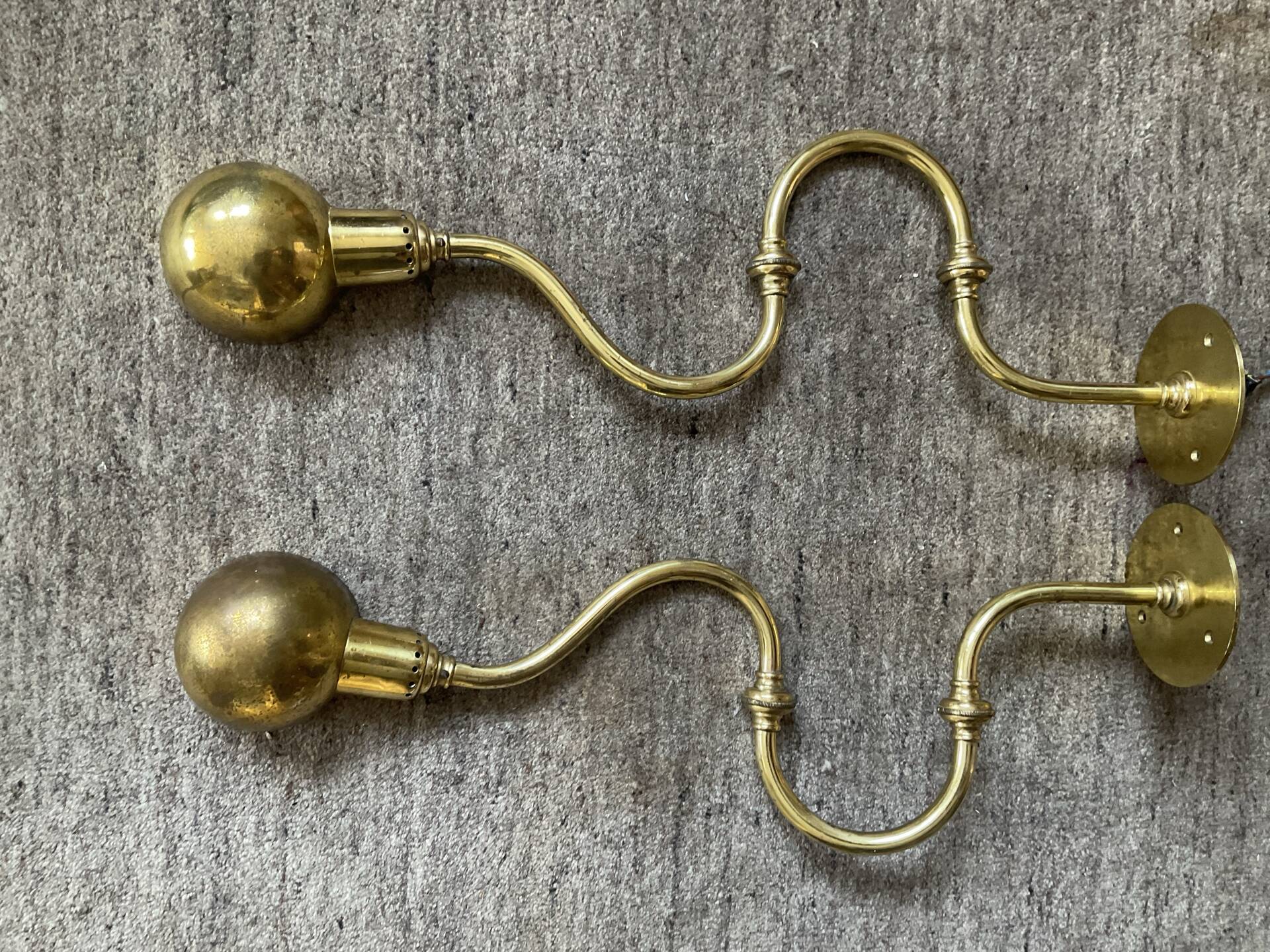 Pair of wall lights by Luigi Caccia Dominioni for Azucena.