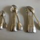 Modernist silver-plated cutlery 6 + 6 + 6