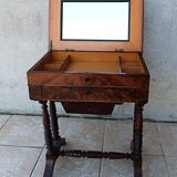 Travailleuse Louis Philippe en acajou