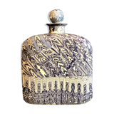 Signed porcelain flask, 20th century
