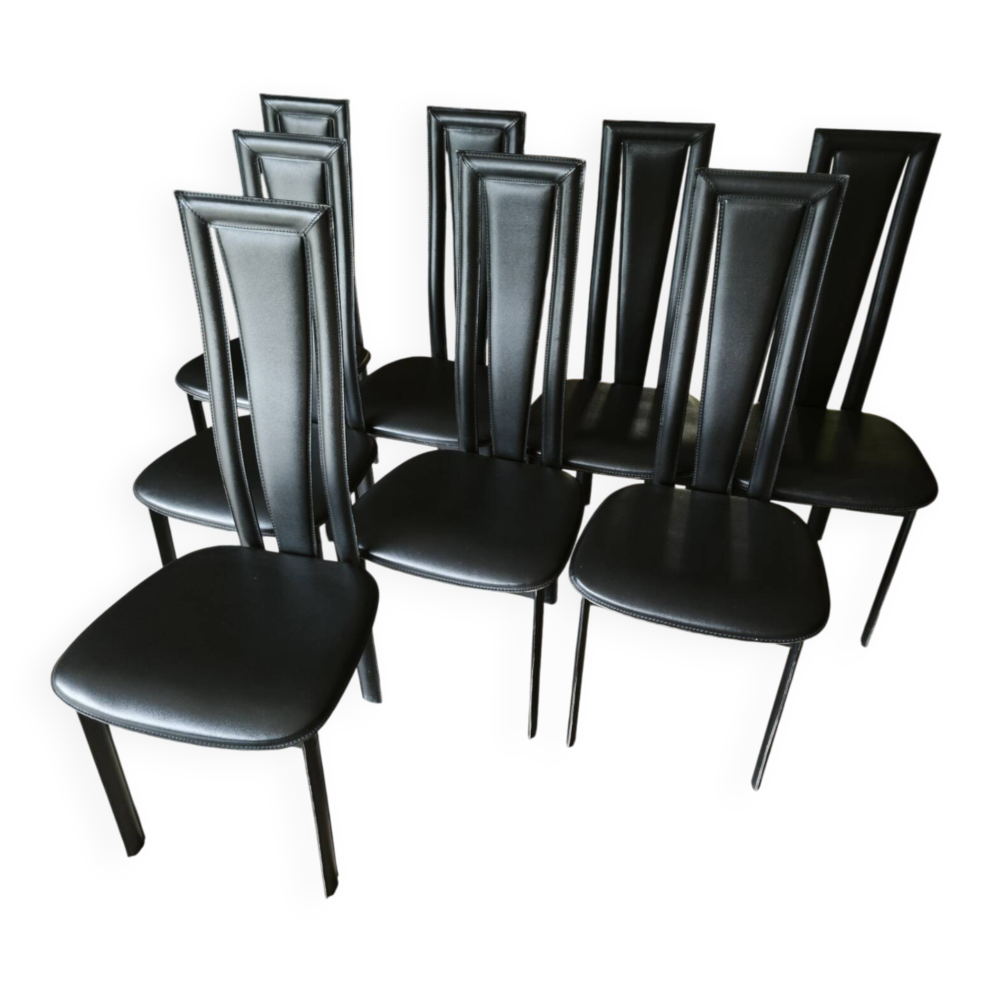 Chaises pl2 roche bobois x8