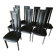 Chaises pl2 roche bobois x8