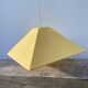 Yellow fabric pendant light 1990