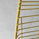 Pair of 1960s metal mesh chairs