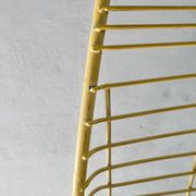 Pair of 1960s metal mesh chairs