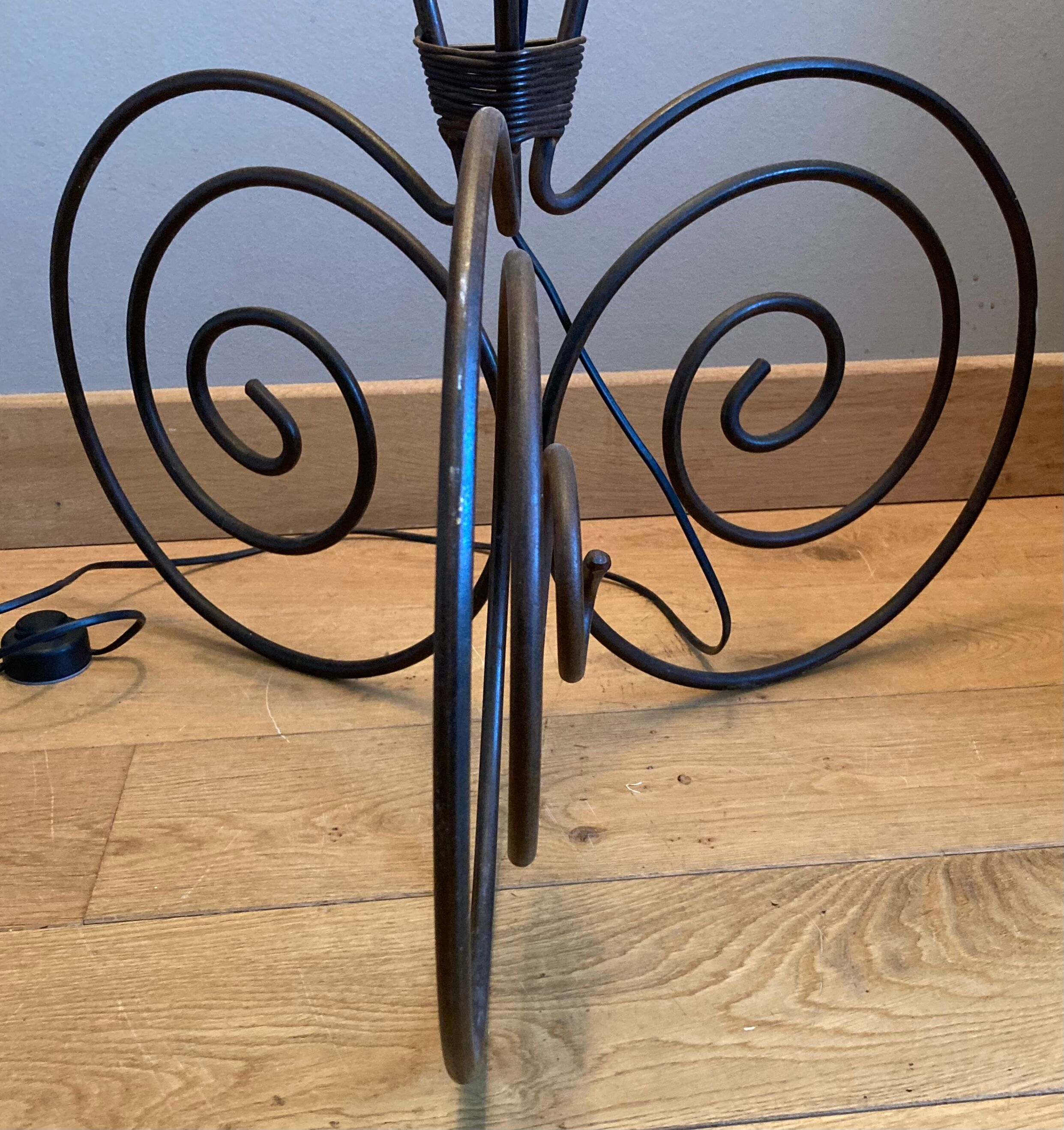 Pescatore wrought iron lamppost of the 80