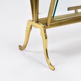 Neoclassical magazine rack by Maison Jansen, France, 1950s.