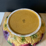 Sarreguemine slip salad bowl