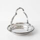 Silver-plated fruit basket with a movable handle – Louis XVI style