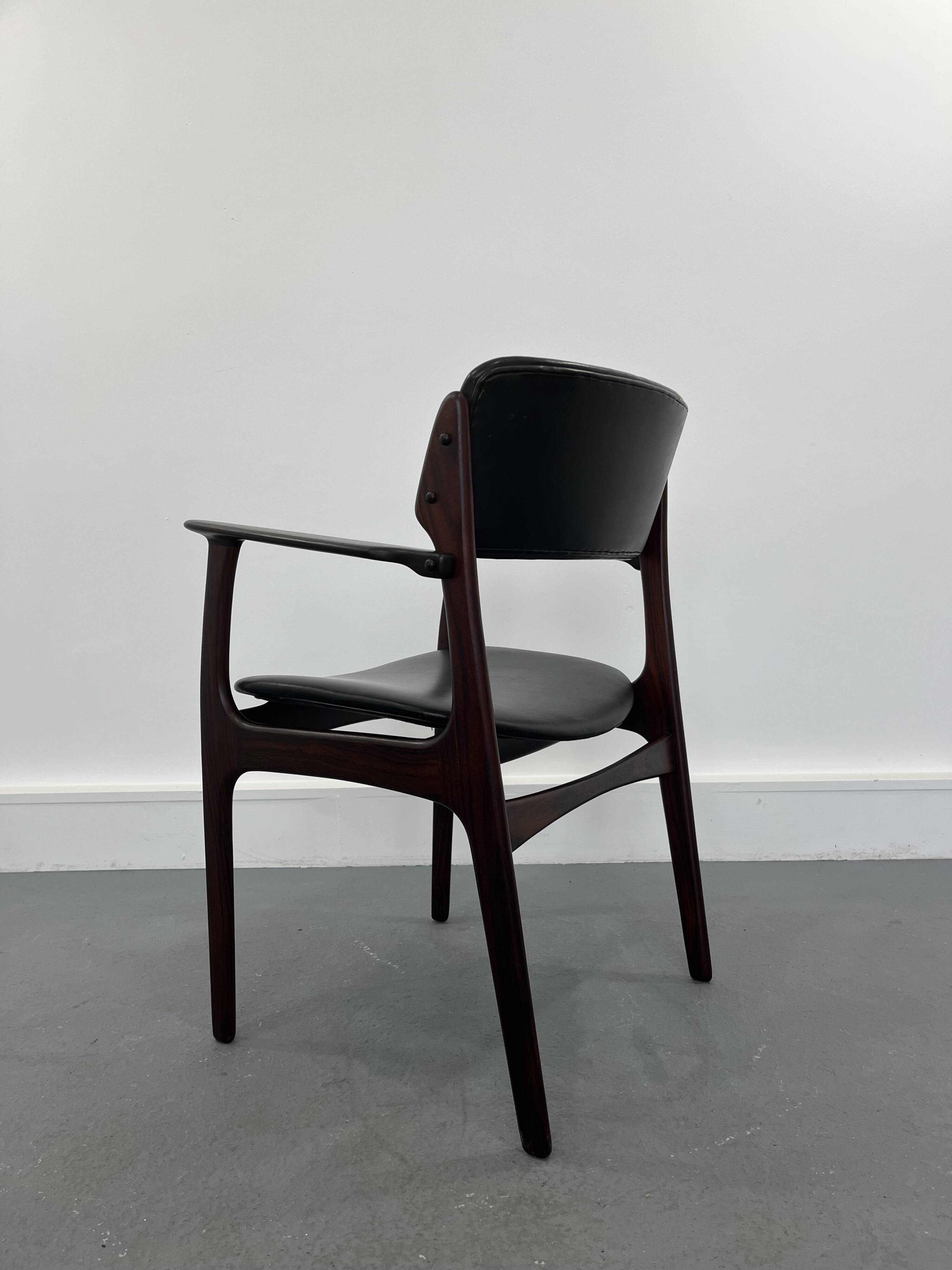 Rosewood Armchair by Erik Buch 1960s