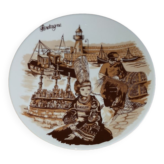 Decorative plate Brittany