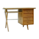 Vintage 1950 crossed  and compass legs desk