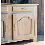 Buffet de campagne chêne claire, meuble vintage