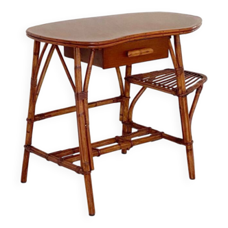 Vintage rattan desk