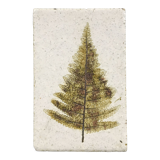 Paper press fern decoration