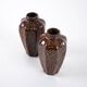 Set of brown ceramic vases, Danish design, 1960s, made in Denmark