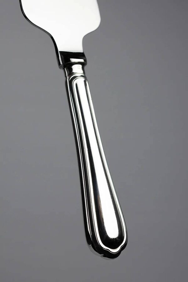 Christofle – Pelle à tarte en métal argenté, modèle Spatours avec écrin d’origine