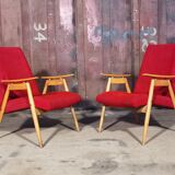 Paire de fauteuils tcheque de Jaroslav Smidek pour Jitona