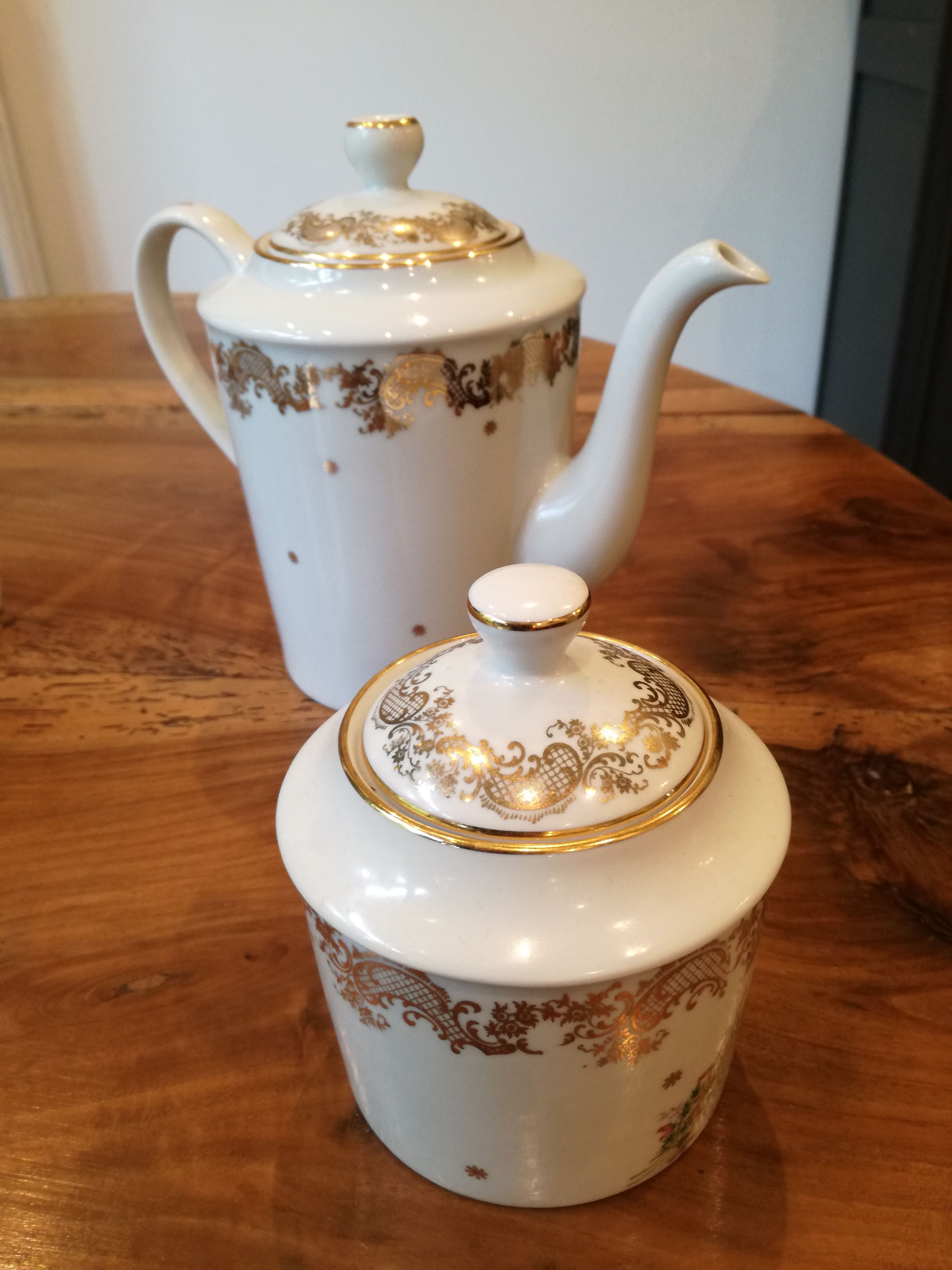 Limoges porcelain tea and coffee service