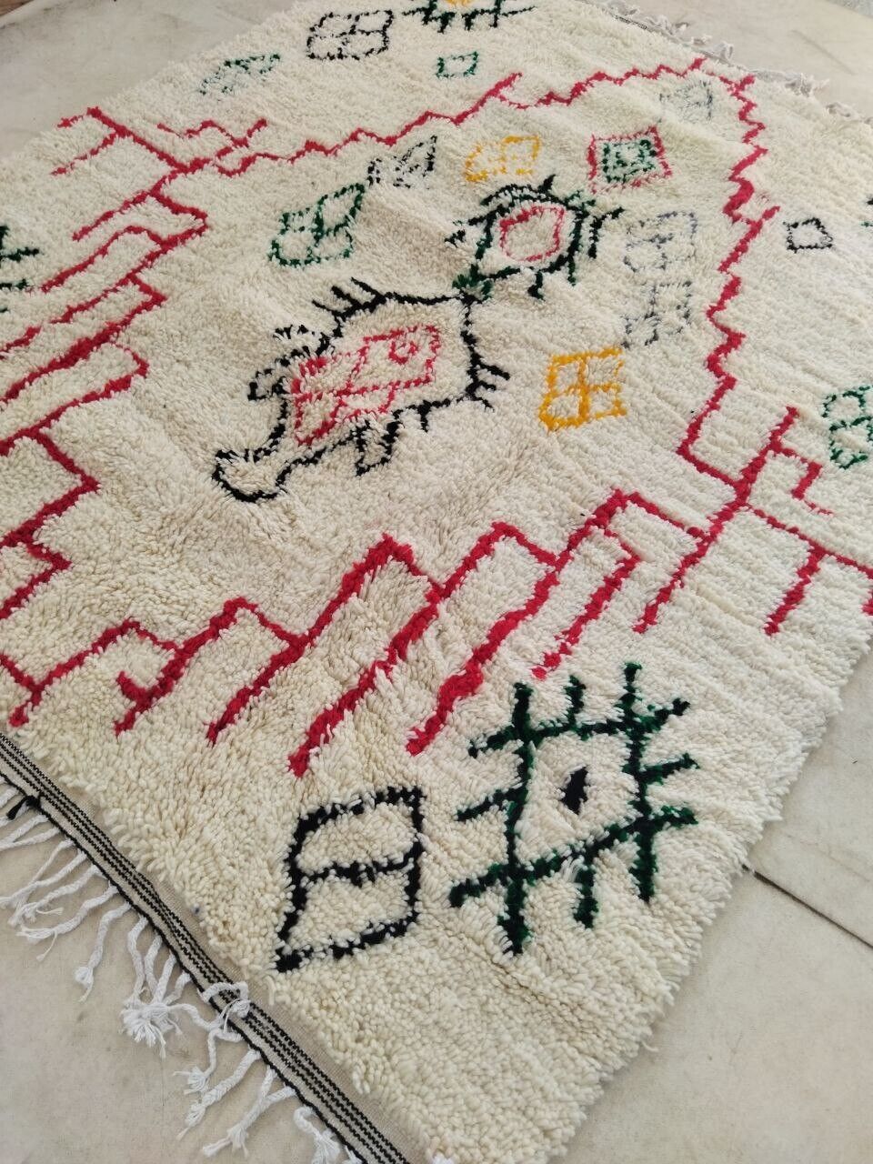 Moroccan Berber Carpet 189x152cm