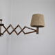 Scissors wall lamp 1970
