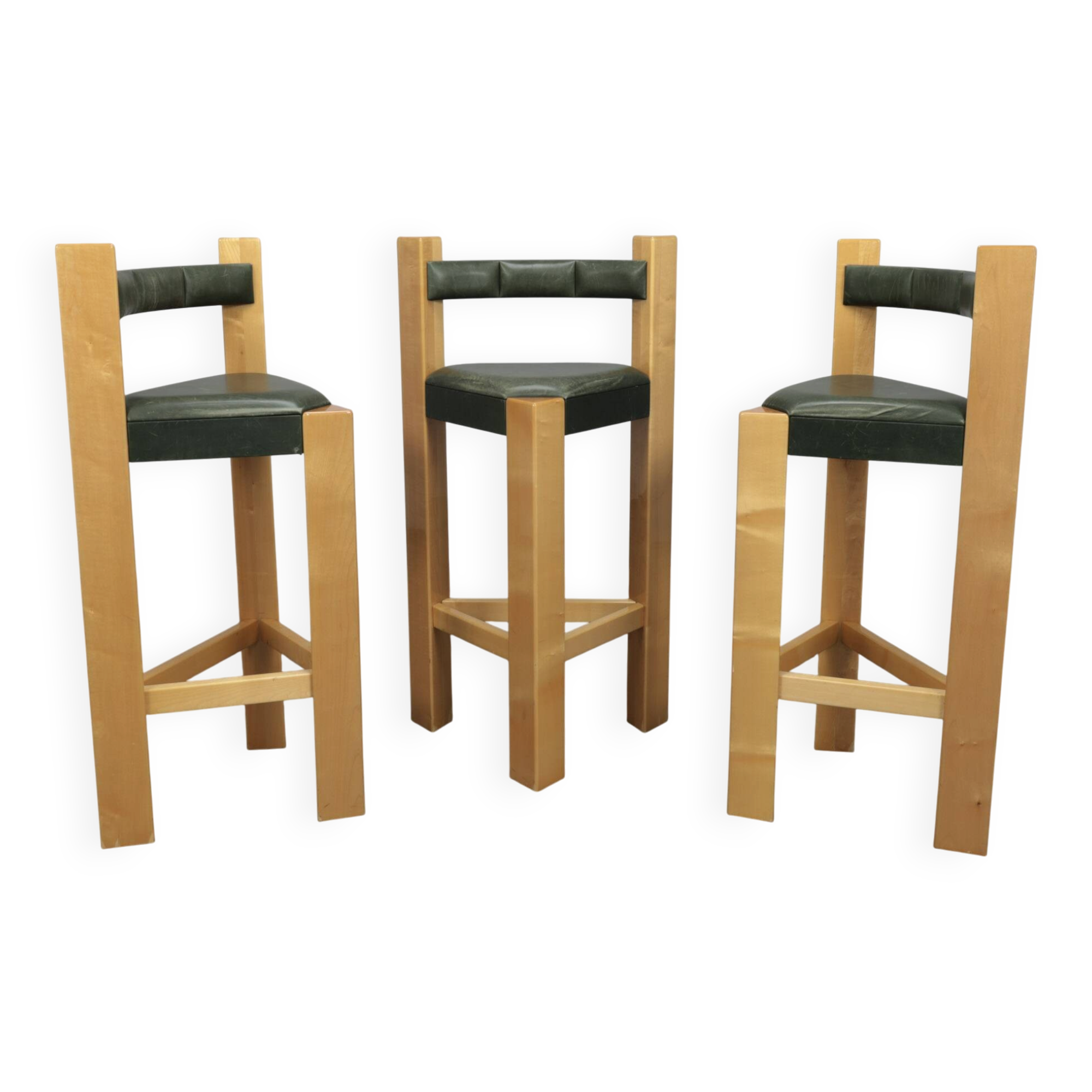 Unique Postmodern Barstools (Set of Three), 1990s