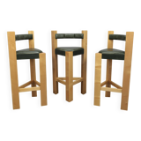Unique Postmodern Barstools (Set of Three), 1990s