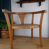 Ancienne Chaise pour Enfant en Bois - Style Baumann