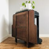 Black Art Deco Bedside