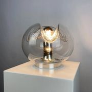 TA21 Futura wavy glass table lamp by Peill and Putzler 1960