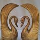 2 serres livres art deco en bronze