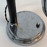 Nickel-plated spherical modernist lamp and Chrome 1930