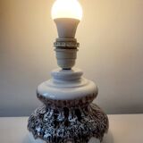 Vintage Fat lava tafellamp met bruintinten, jaren 1970