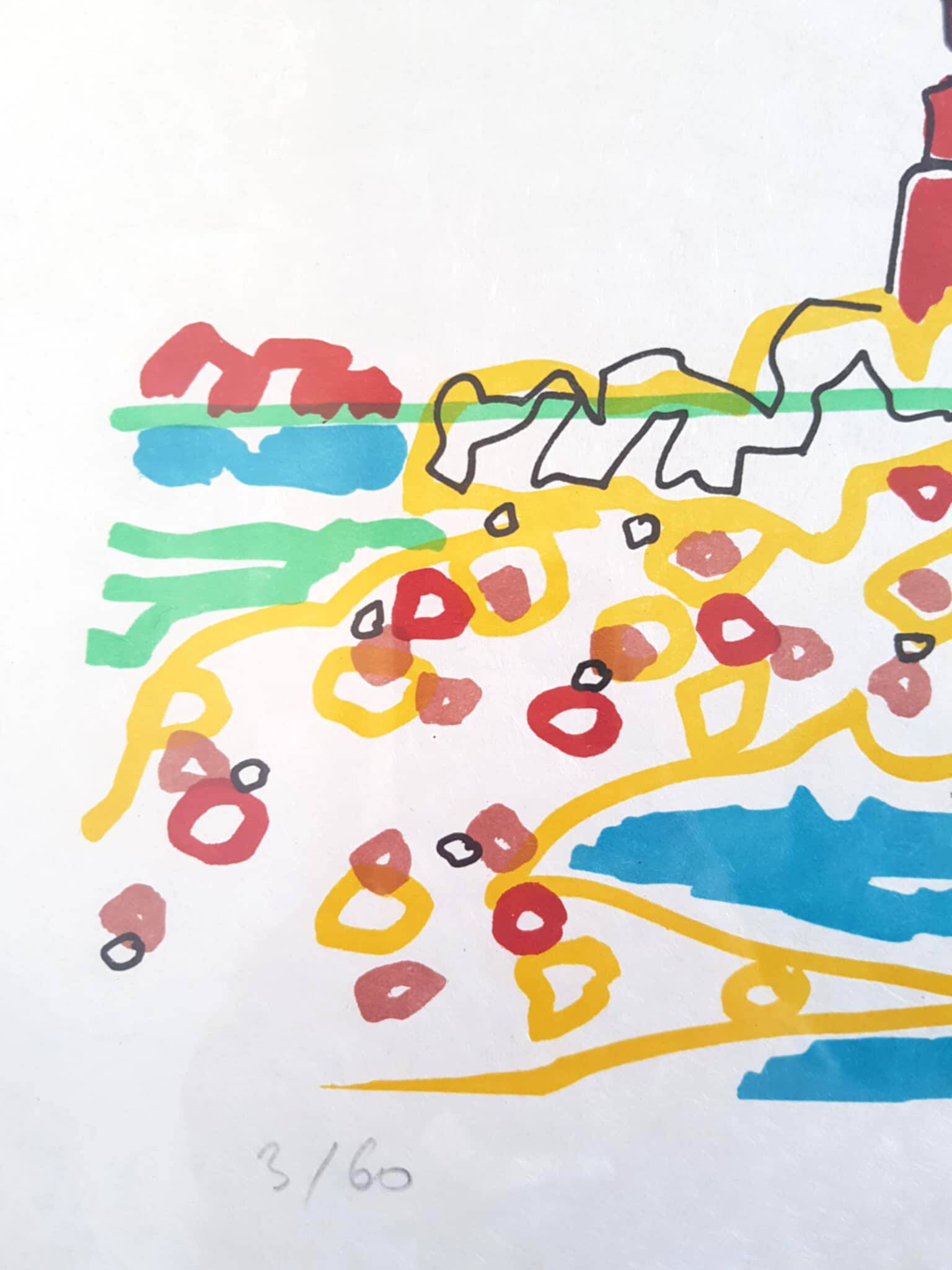 Lot of two Charles Lapicque lithographs