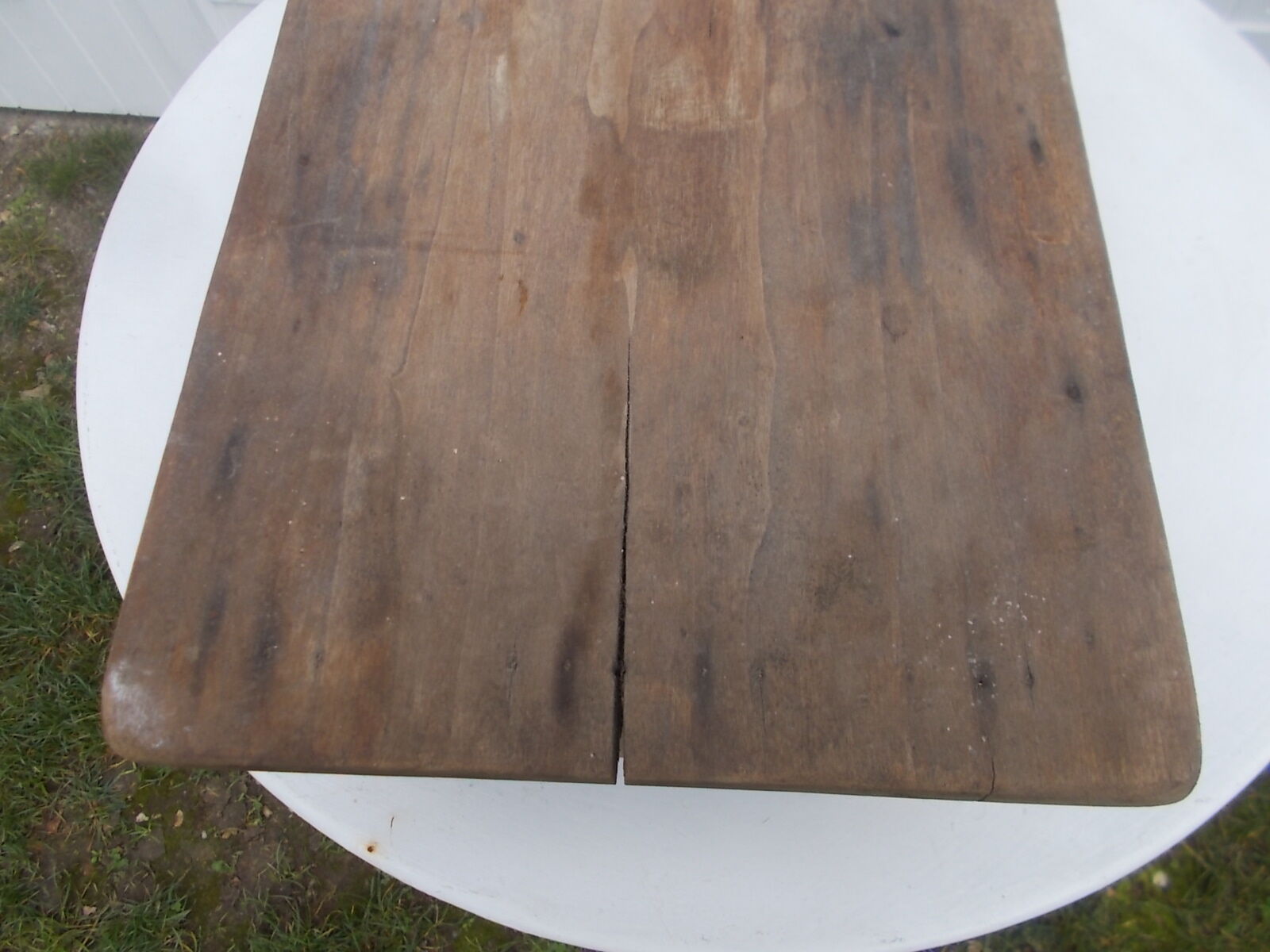 Wooden stool footrest