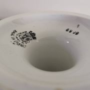 Old earthenware compote bowl L'Amandinoise St Amand France