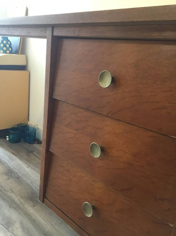 Bureau scandinave années 60 pieds compas