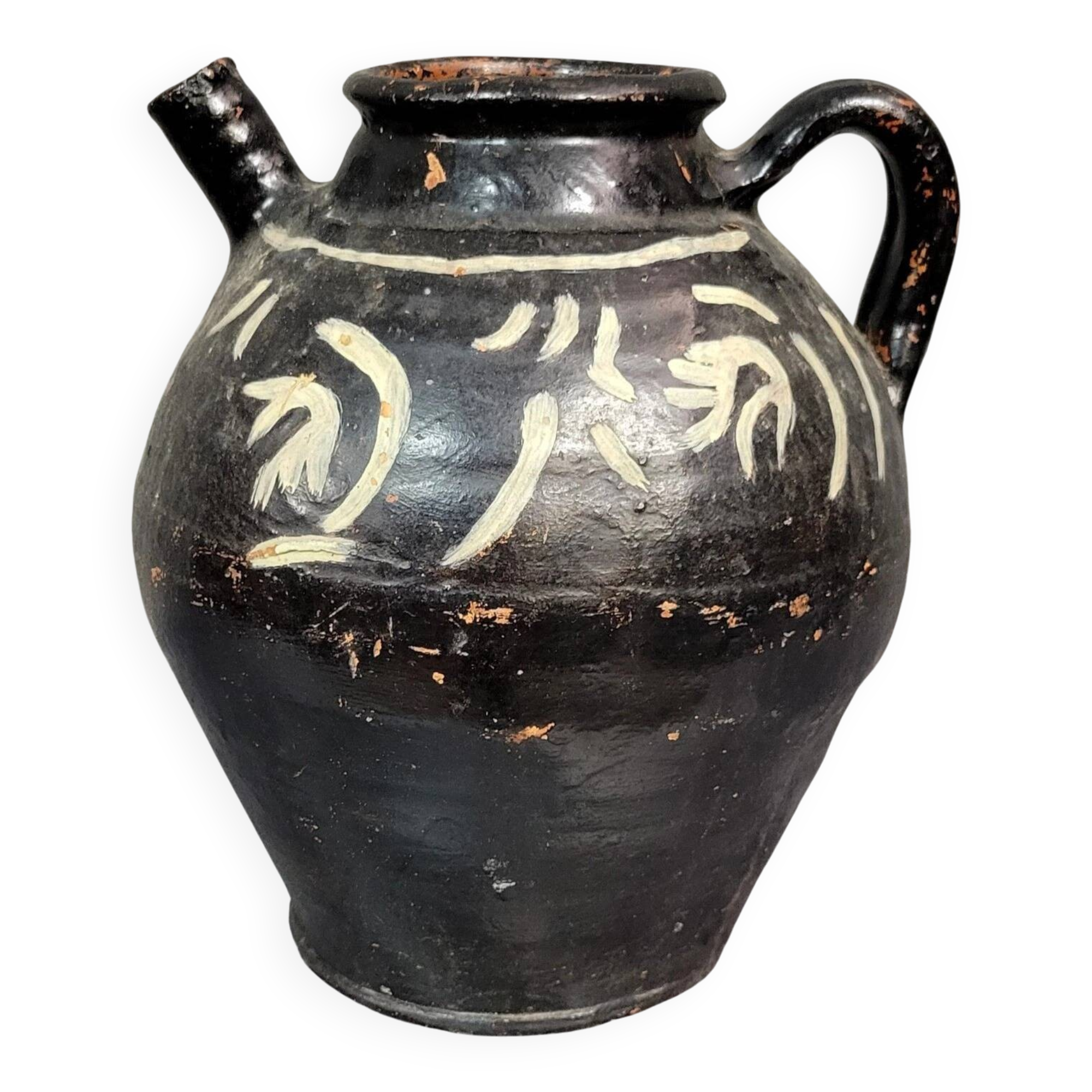 Terracotta jug or jar from the 18th century