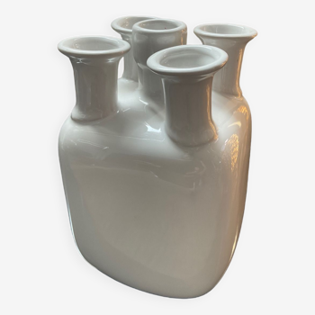 Vintage soliflore vase in glazed ceramic