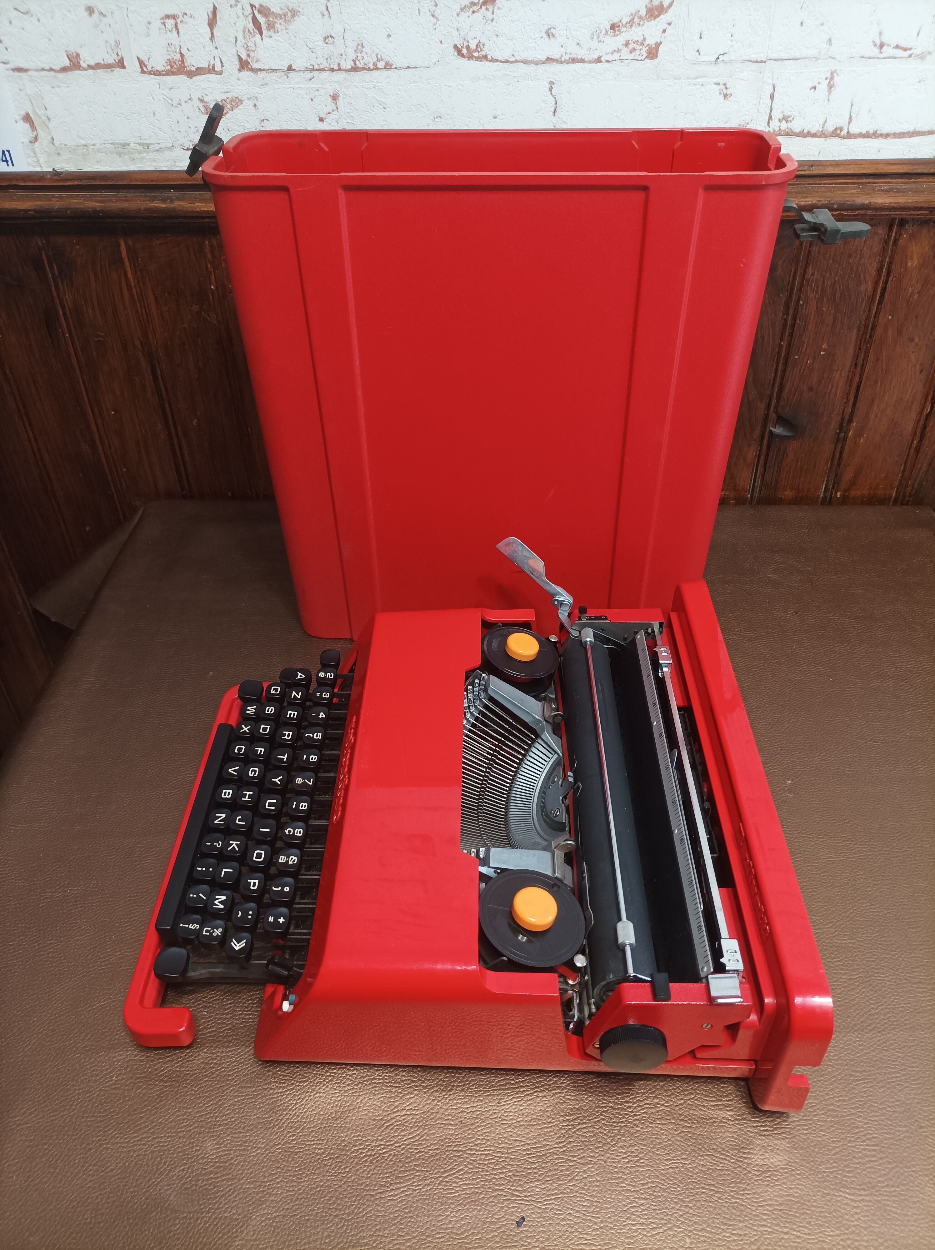 Valentine model typewriter by Ettore Sottsass for Olivetti