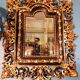 Baroque wall mirror Italy 19th century