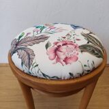 Wooden chair and stool, 1950 .