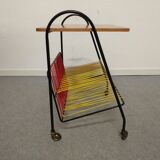 Scoubidou table of the 50s/60s