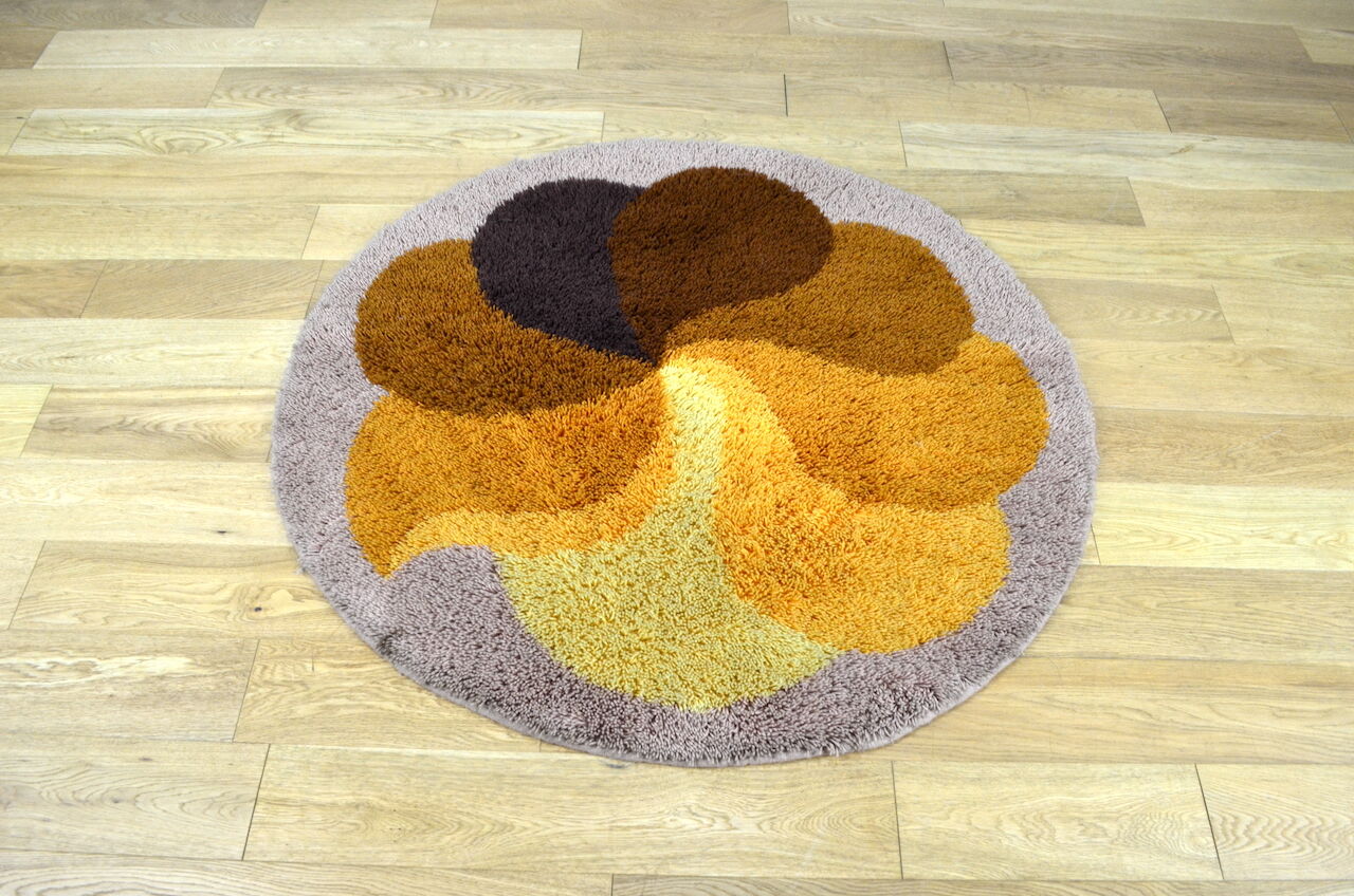 Round carpet desso 1970 holland