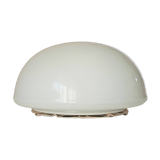 Vintage 60s ceiling light in milky white opaline