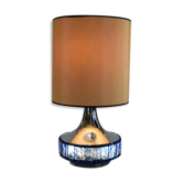 Lampe de table italienne avec verres martelés années 1970