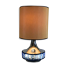 Large Italian Table Lamp with Hammered Glasses, 1970s