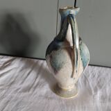 Old amphora vase in flamed glazed stoneware