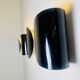 Foglio Wall Lamps In Black And White By Tobia Scarpa For Flos, Italy 1980S